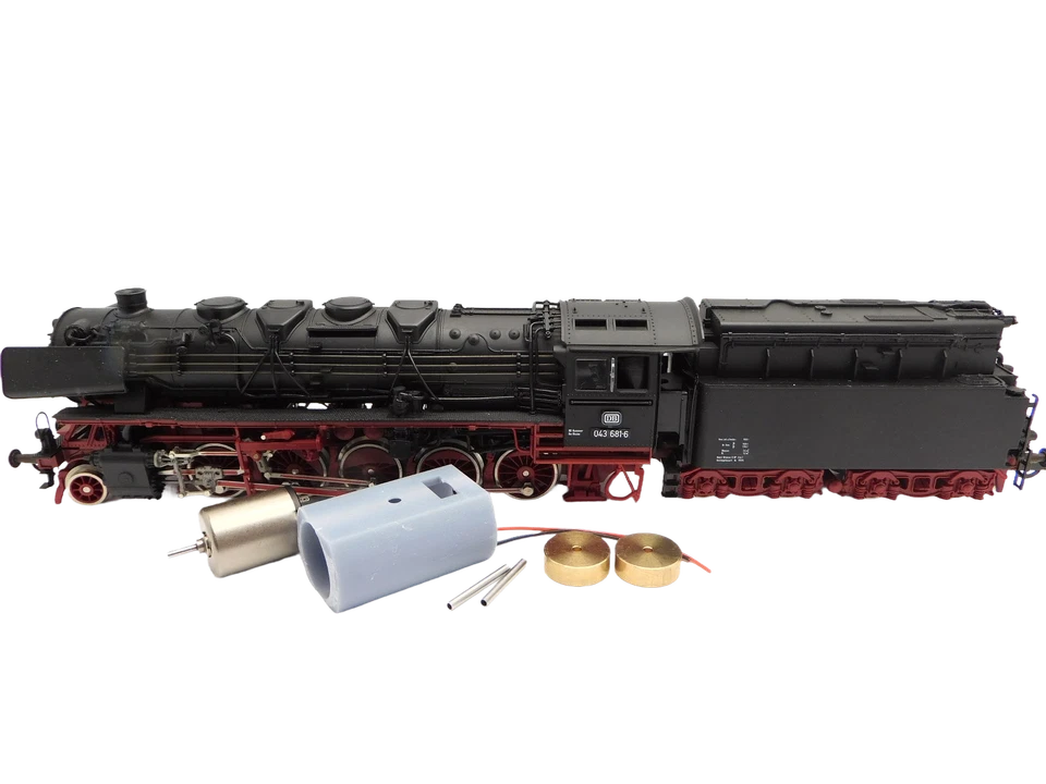 micromotor HR033F Glockenankermotor für Roco BR 43, BR 44, SNCF 150X Modelle