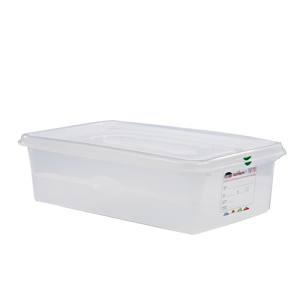 GenWare Gastronorm Storage Clear Food Container 1/1 150mm Deep 21L  Pack of 6
