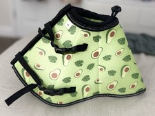 Soft Dog Recovery Cone Avocado Print Elizabethan E-Collar Size Medium Adjustable
