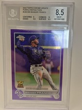 2022 Topps Chrome Update Purple Refractors Wander Franco