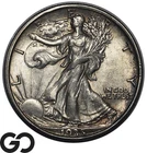 1935-S Walking Liberty Half Dollar *Scarce In Mint State* Choice Unc++/BU