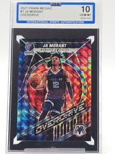 JA MORANT 2021-22 PANINI MOSAIC OVERDRIVE PRIZM #1 GRIZZLIES ISA 10 Q4588
