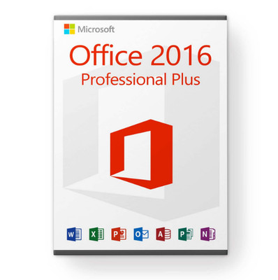 Office 2016 Pro Plus DVD + Key Card | Lifetime License | 1 PC | For Windows