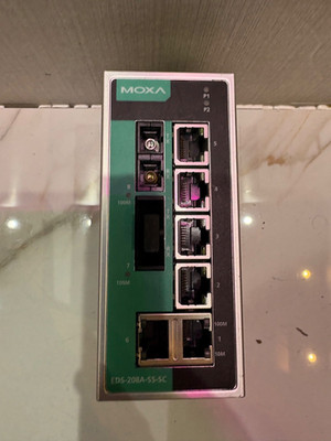 MOXA EDS-208A-SS-SC-T UNMANAGED ETHERNET SWITCH