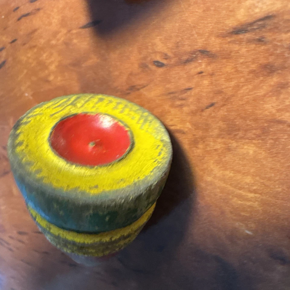 Alte Holz Peitschen Kreisel Kreisel DDR - Bild 4 von 4