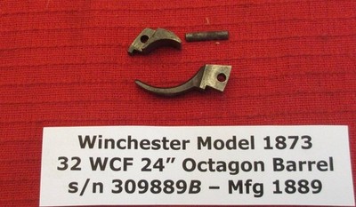 Winchester Model 1873 Original 3rd Model Trigger Assembly  - c1889