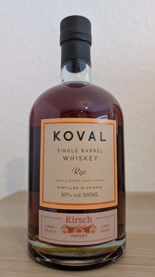 Koval Single Barrel Rye Whiskey Maple Syrup Cask Finish