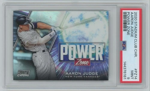 2020 Topps Stadium Club Chrome Power Zone Aaron Judge PSA 9 #PZ-14 C49