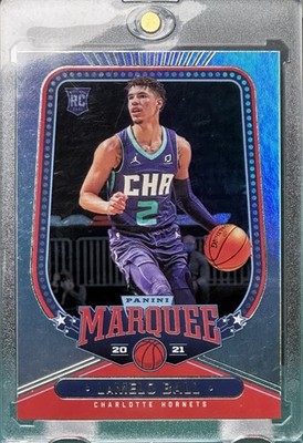 LAMELO BALL RC MARQUEE ROOKIE CARD PANINI HORNETS INVESTMENT MINT