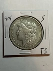 1904-S MORGAN SILVER DOLLAR XF TOUGH DATE SAN FRANCISCO MINT