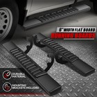 For 19-25 Chevy Silverado GMC Sierra 1500 Standard Cab 6" Step Bar Running Board