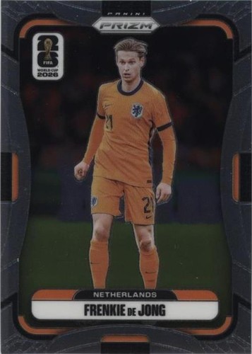 ワールドカップ2026　デ•ヨング 2026 Panini Prizm FIFA World Cup #311 Frenkie de Jong Silver Wave