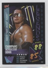 2021 Topps WWE Slam Attax WWE Legends Bret Hart #292 0b3