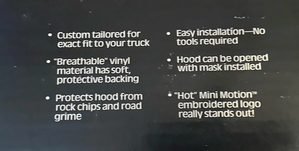 NUEVO 84-88 Toyota 4Runner/Camioneta Pickup Mini Movimiento Capucha Máscara Covercraft MB 229 Foto 4 de 4