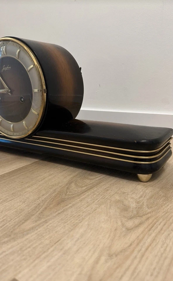 Junghans Kaminuhr Buffetuhr Schrankuhr Pendeluhr Uhr Antik Vintage 50er Jahre - Bild 3 von 3