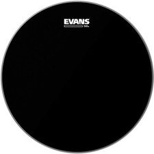 Evans Black Chrome Tom Batter Drumhead 16 in.