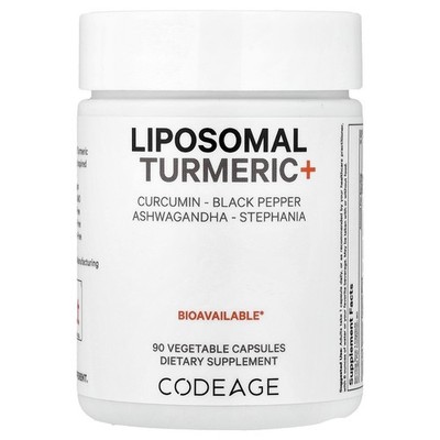 Liposomal Turmeric+, 90 Vegetable Capsules