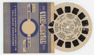 Mexico City and Vicinity 1940's HL Style View-Master Reel 503