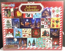 Advent Calendar 1000 pc Christmas Jigsaw Puzzle - NEW  SEALED - Ships Free