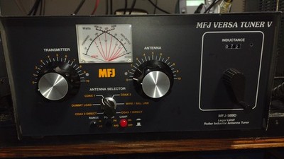 MFJ Versa Tuner V 989D HF Legal Power Manual Antenna Tuner Tested and Working
