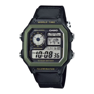 CASIO AE-1200WHB-1B AE1200WHB-1BV CASIO ROYALE DIGITAL WATCH