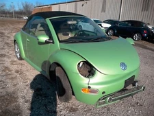 Driver Front Door Glass Convertible Thru VIN 348675 Fits 03-04 BEETLE 40588