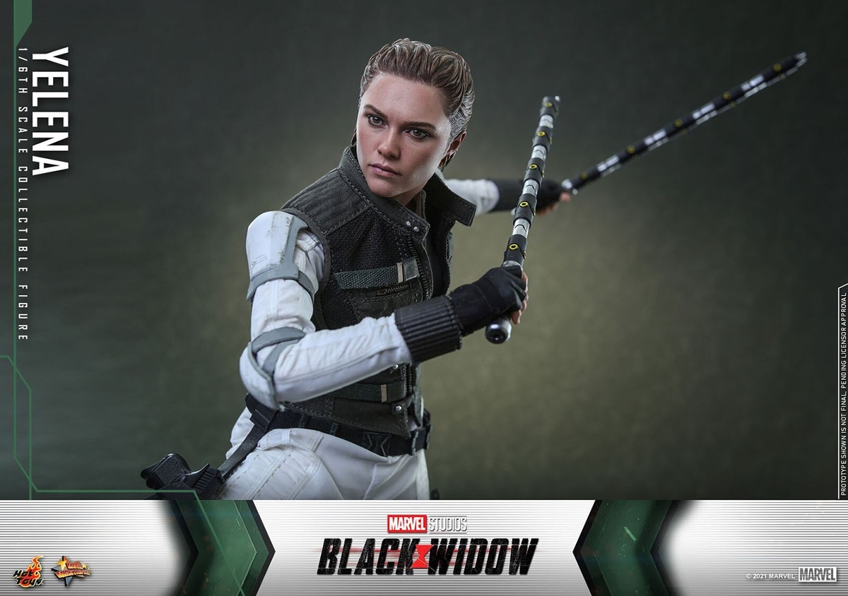 Hot Toys Vedova Nera 1:6 - Figura Da Collezione Natasha Romanoff Con Dreadlock E Accessori