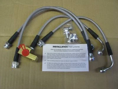 '90-'05 Mazda Miata Stainless Steel Brake Line Kit - Bild 1 von 1