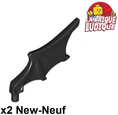 Lego 2X Minifig Webbed Wing Black Bat 15082 New