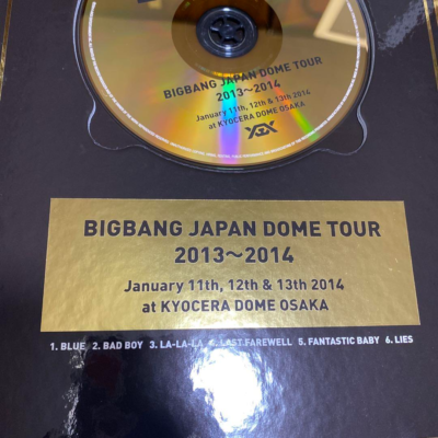 BIGBANG - BIGBANG VIPシート貴重ゴールドディスク BIGBANG