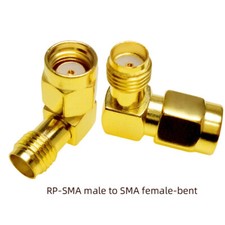 RPSMA Male Female to SMA RPSMA Male Female Adapter L Shape for Wall Mounted GL