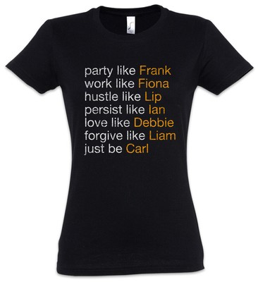 Act Like Gallagher Damen T-Shirt Ian Lip Ian Frank Fiona Carl Shameless Fun