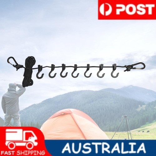 Hanging Rope Nonslip Outdoor Clothespins Portable Travel for Home