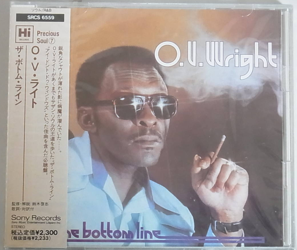 O.V. WRIGHT The Bottom Line Promo JAPAN CD SRCS-6559 NEW s7614 | eBay