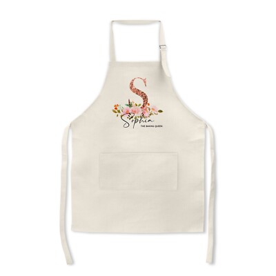 Personalisierte Schürze Tasche Backen Koch Kochen Geburtstag Muttertag Blumen Name