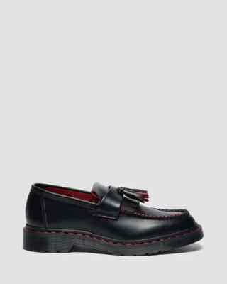 Dr. Martens Japan Exclusive ADRIAN Red Stitch Tassel Loafers