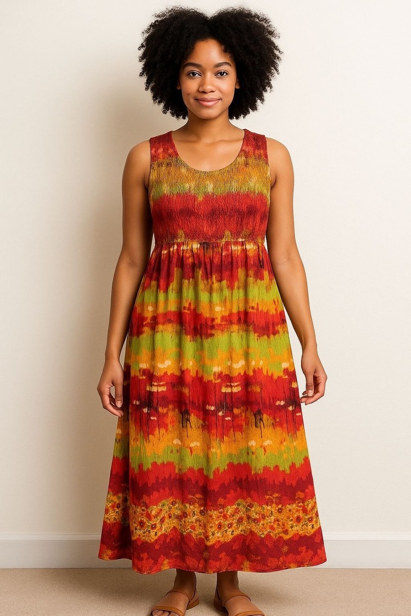 orange tie dye maxi dress Silk Satin Wrap  Ebuku Threads on style for vacation days Orange Tie Dye Maxi Dress