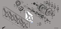 Honda 2017-2018 CB Verbindung Stange 13210-MKF-D40 Neu OEM