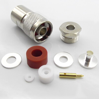 2Pcs Connettore BNC Spina Maschio Morsetto For RG8X RG