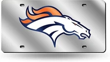Rico Industries NFL Denver Broncos License Plate 