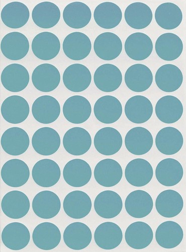 17mm Circle Dot Labels Color Coded Stickers ~3/4" For Art Craft Projects - Picture 27 of 40