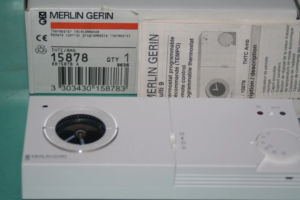 Thermostat télécommandé MERLIN GERIN 15878 - Photo 1/1
