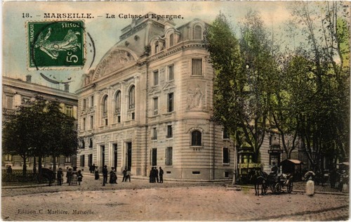 Carte Postale Ancienne CPA 83 Toulon La Caisse D'Epargne - Années 1900