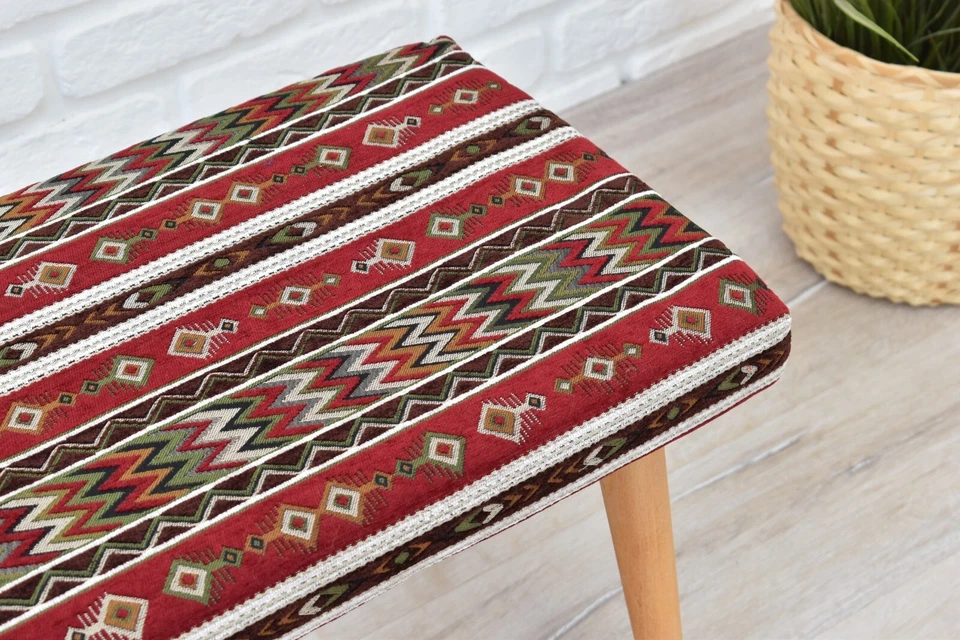 Unique Handmade Wooden Stool - Perfect for Hallway Kitchen or Living Room - Image 4 of 4