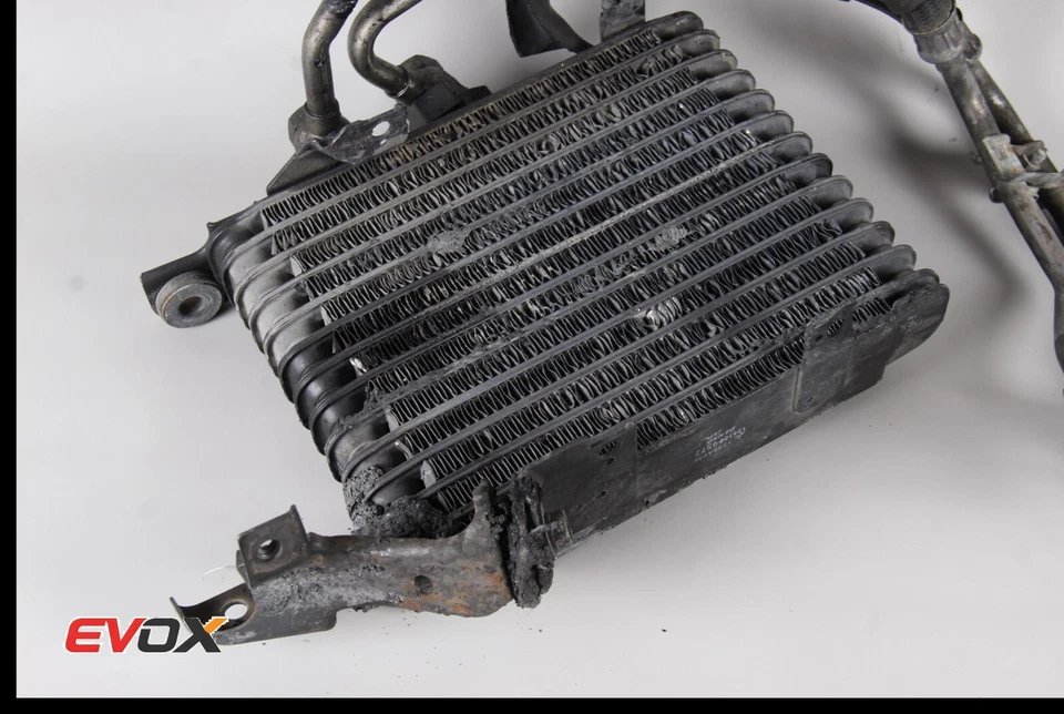 Масляный радиатор двигателя 2008-2015 Mitsubishi Lancer Evolution Evo X GSR с линиями изготовитель оборудования - Изображение 2 из 4