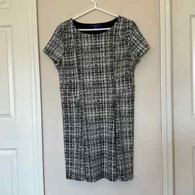 apt 9 black and white dress Size XL Apt. 9 Mustard Black White Sleeveless – Sweet Seconds main image 1