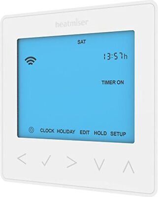 Heatmiser NeoStat 12V V2 Programmable Thermostat Glacier White