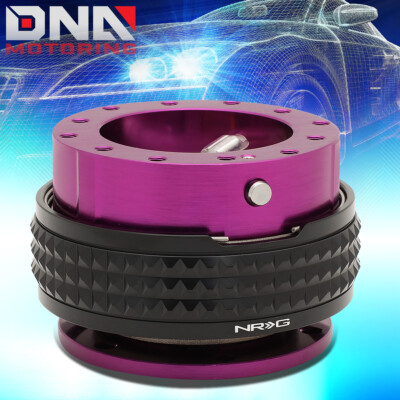 NRG SRK-210PP-BK ALUMINUM STEERING WHEEL QUICK RELEASE PYRAMID SERIES GEN 2.1
