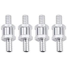 14 Fuel Check Valve One Way Inline Non Return Diesel Gasoline Black 6mm 4pcs