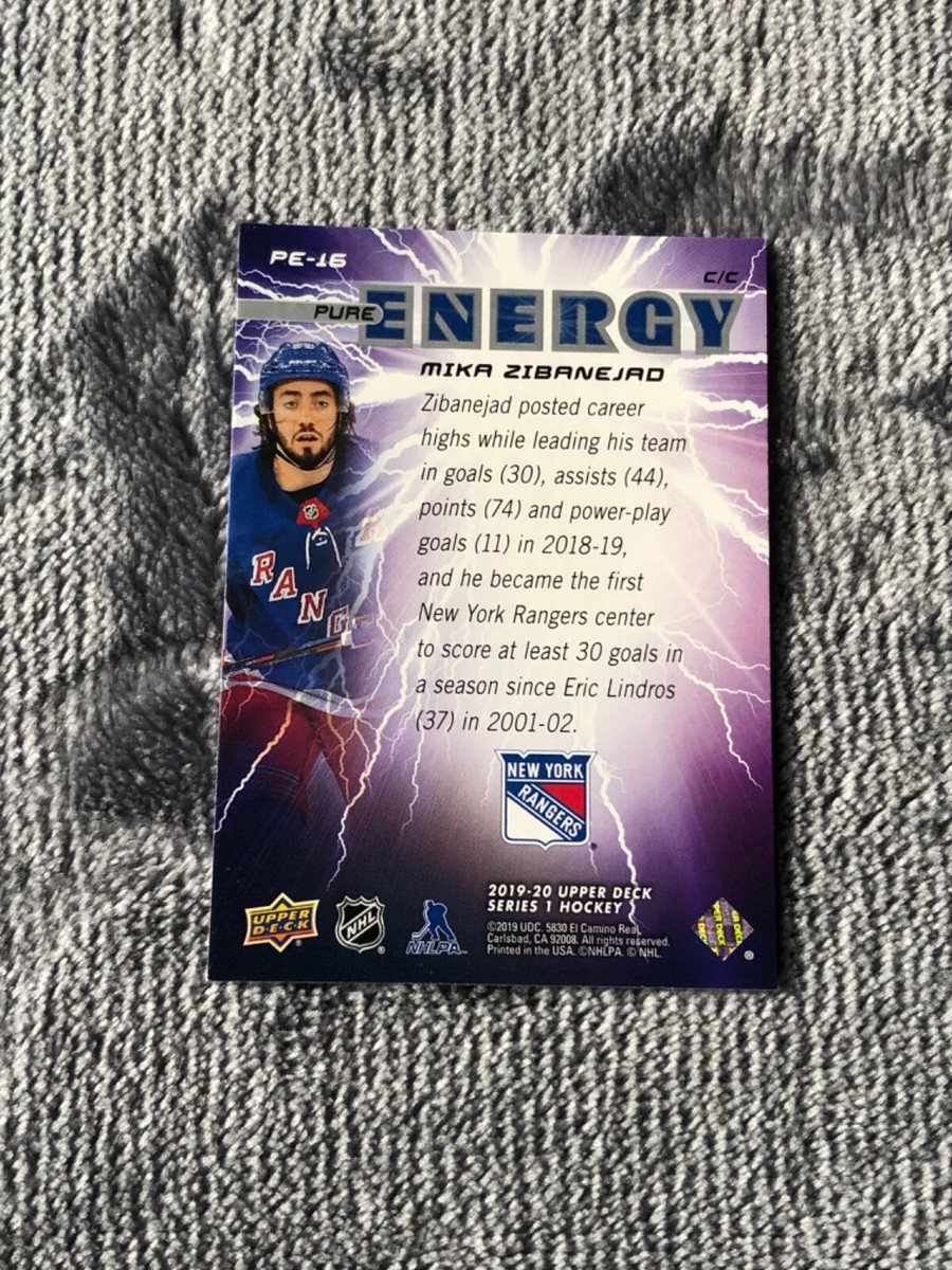 2019-20 Upper Deck Pure Energy #PE16 Mika Zibanejad